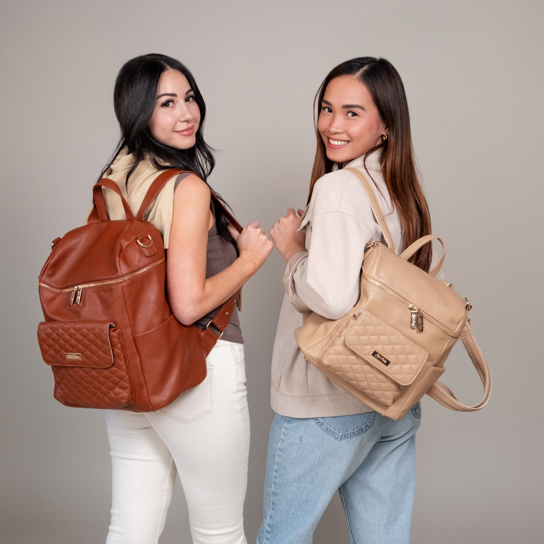 Monaco Diaper Bag | Caramel Brown - Riot Co.