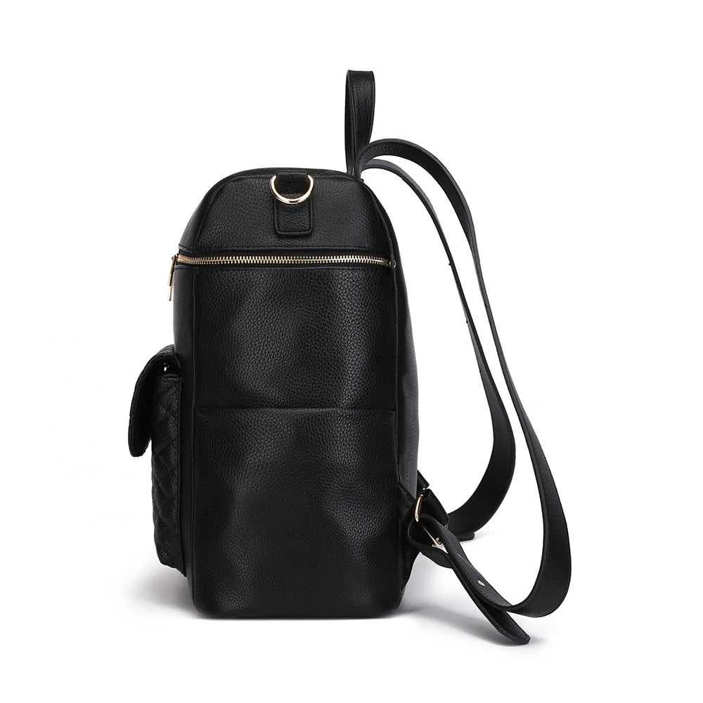 Monaco Diaper Bag | Ebony Black - Riot Co.