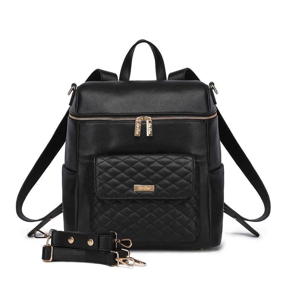 Monaco Diaper Bag | Ebony Black - Riot Co.