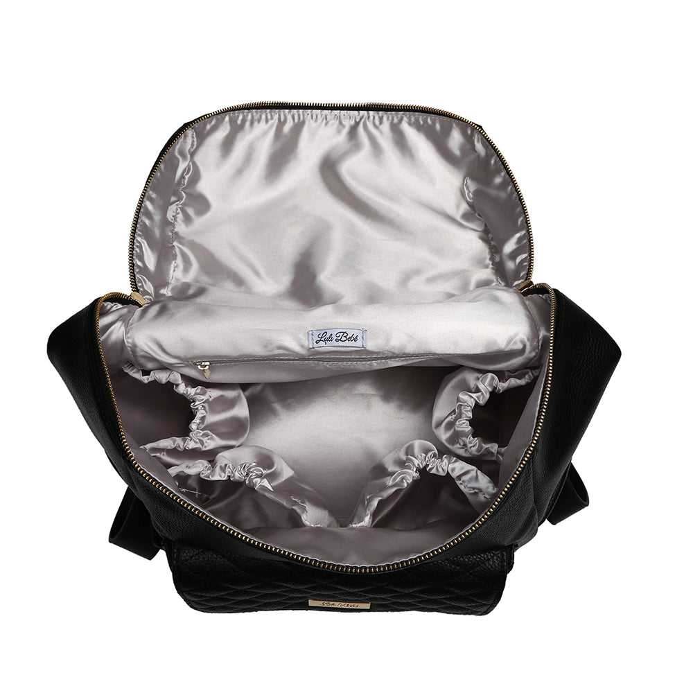 Monaco Diaper Bag | Ebony Black - Riot Co.