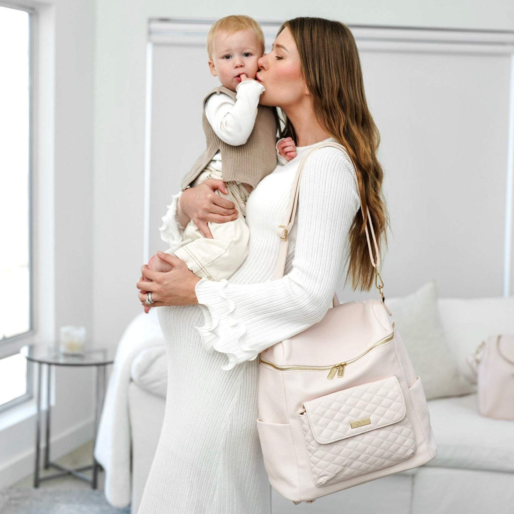 Monaco Diaper Bag | Pastel Pink - Riot Co.
