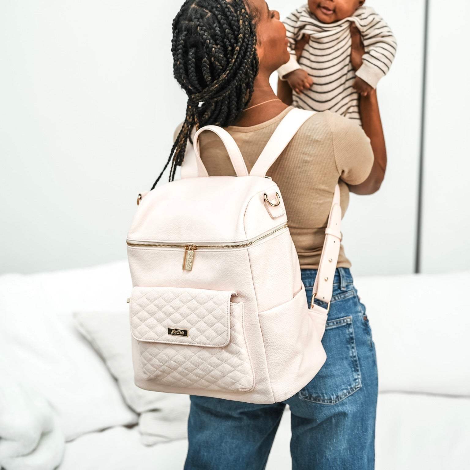 Monaco Diaper Bag | Pastel Pink - Riot Co.