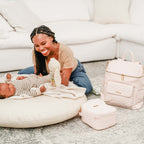 Monaco Diaper Bag | Pastel Pink - Riot Co.