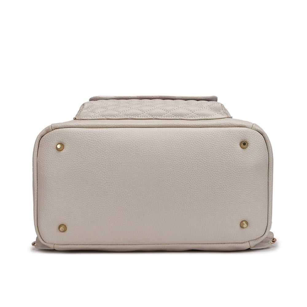 Monaco Diaper Bag | Pearl White - Riot Co.
