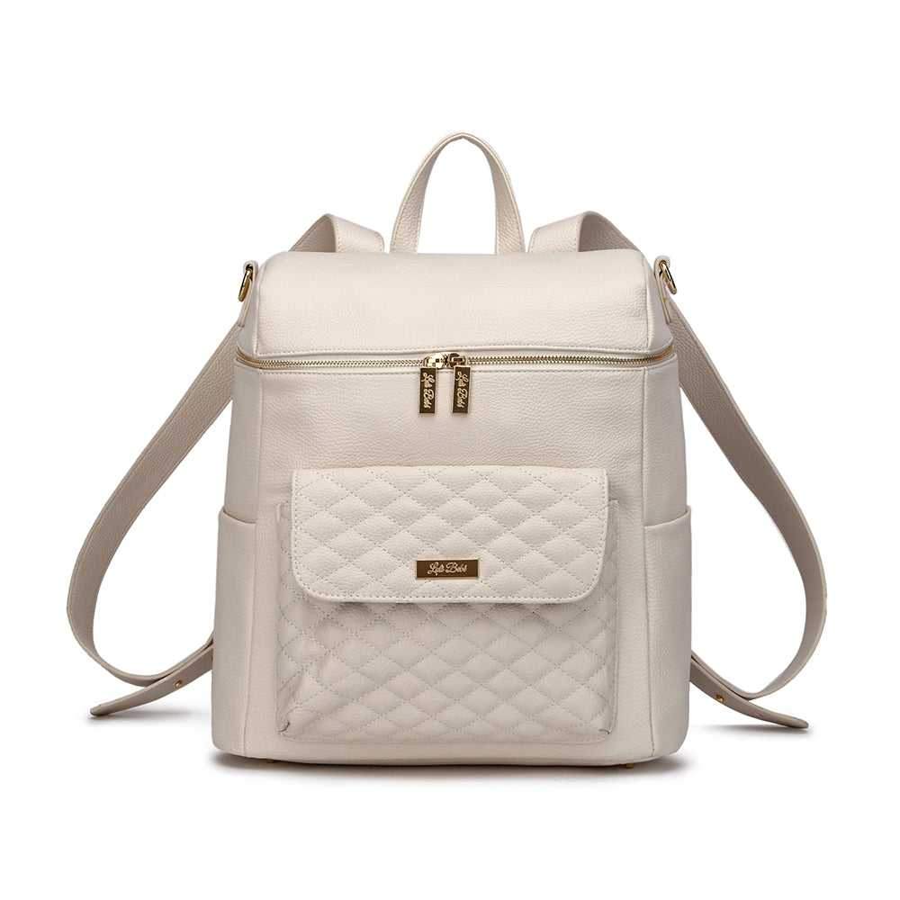 Monaco Diaper Bag | Pearl White - Riot Co.