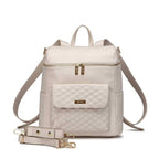 Monaco Diaper Bag | Pearl White - Riot Co.