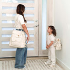 Monaco Diaper Bag | Pearl White - Riot Co.