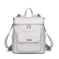 Monaco Diaper Bag | Stone Grey - Riot Co.