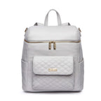 Monaco Diaper Bag | Stone Grey - Riot Co.