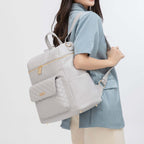 Monaco Diaper Bag | Stone Grey - Riot Co.