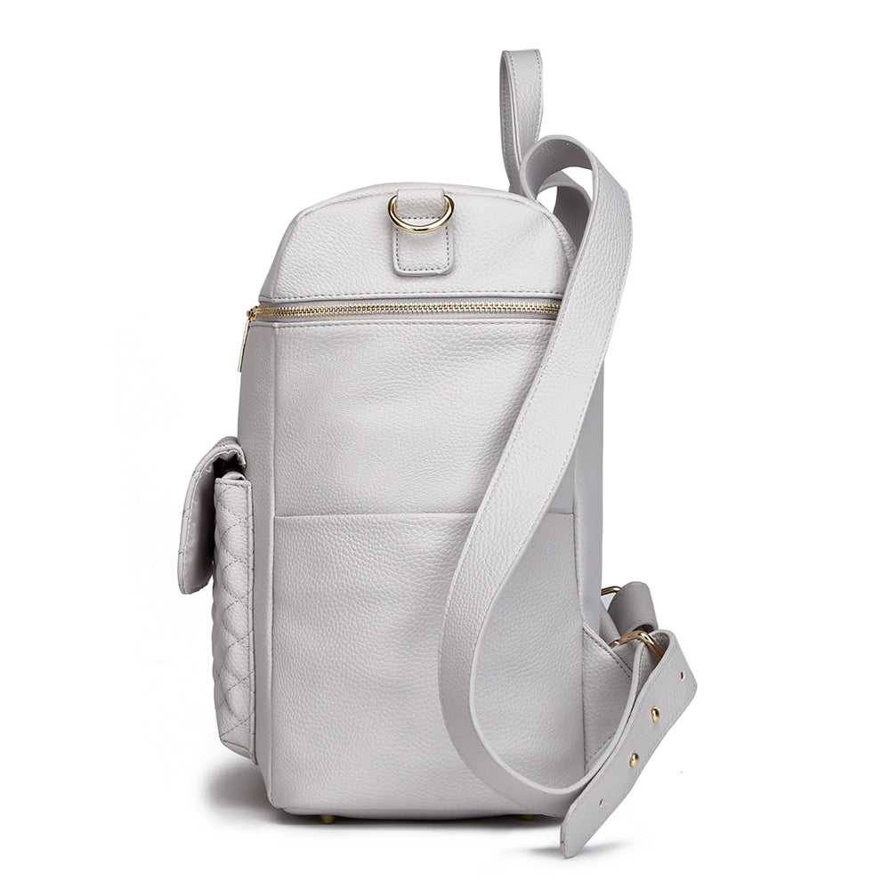 Monaco Diaper Bag | Stone Grey - Riot Co.