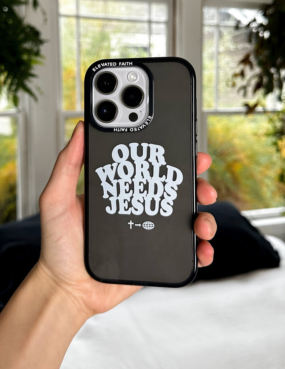 Our World Needs Jesus Phone Case - Riot Co.