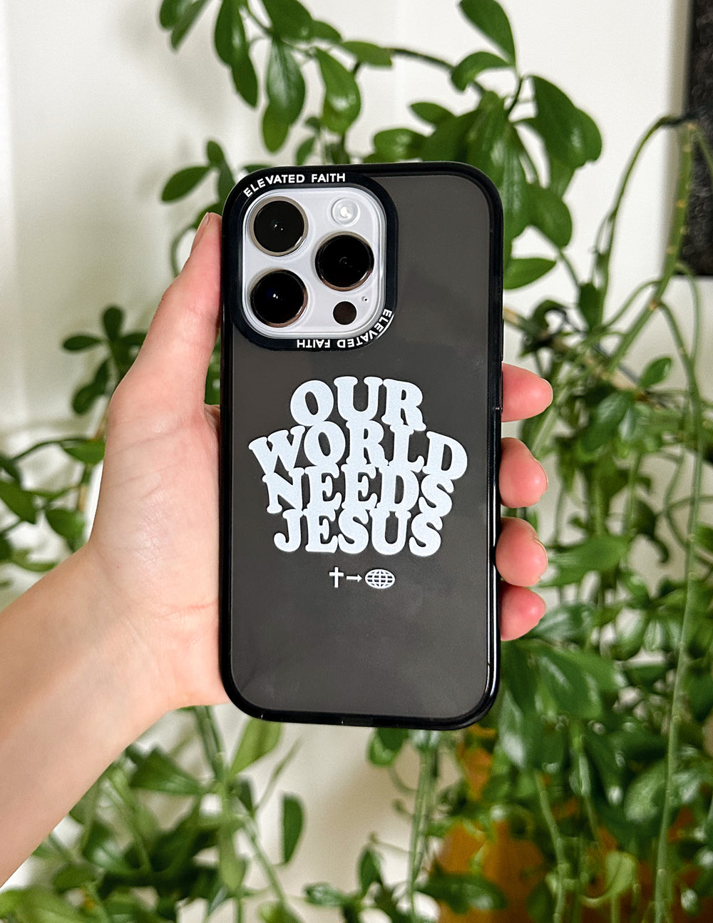 Our World Needs Jesus Phone Case - Riot Co.