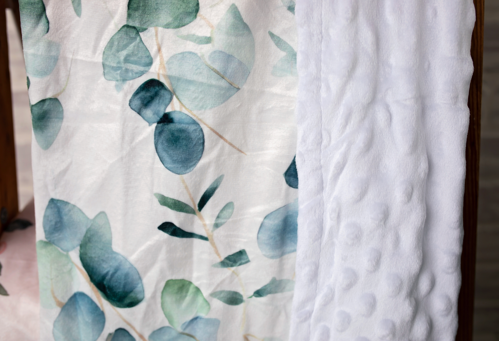 Eucalyptus Embrace Minky Blanket - Riot Co.