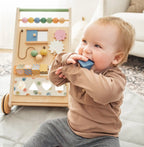 Tiny Land® Versatile Natural Wooden Baby Walker - Riot Co.