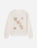 WWJD Varsity Unisex Crewneck - Riot Co.