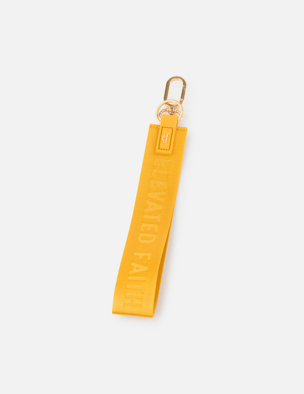 Yellow Oversized Logo Keychain - Riot Co.