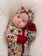 Desert Floral Ribbed Bamboo Zipper