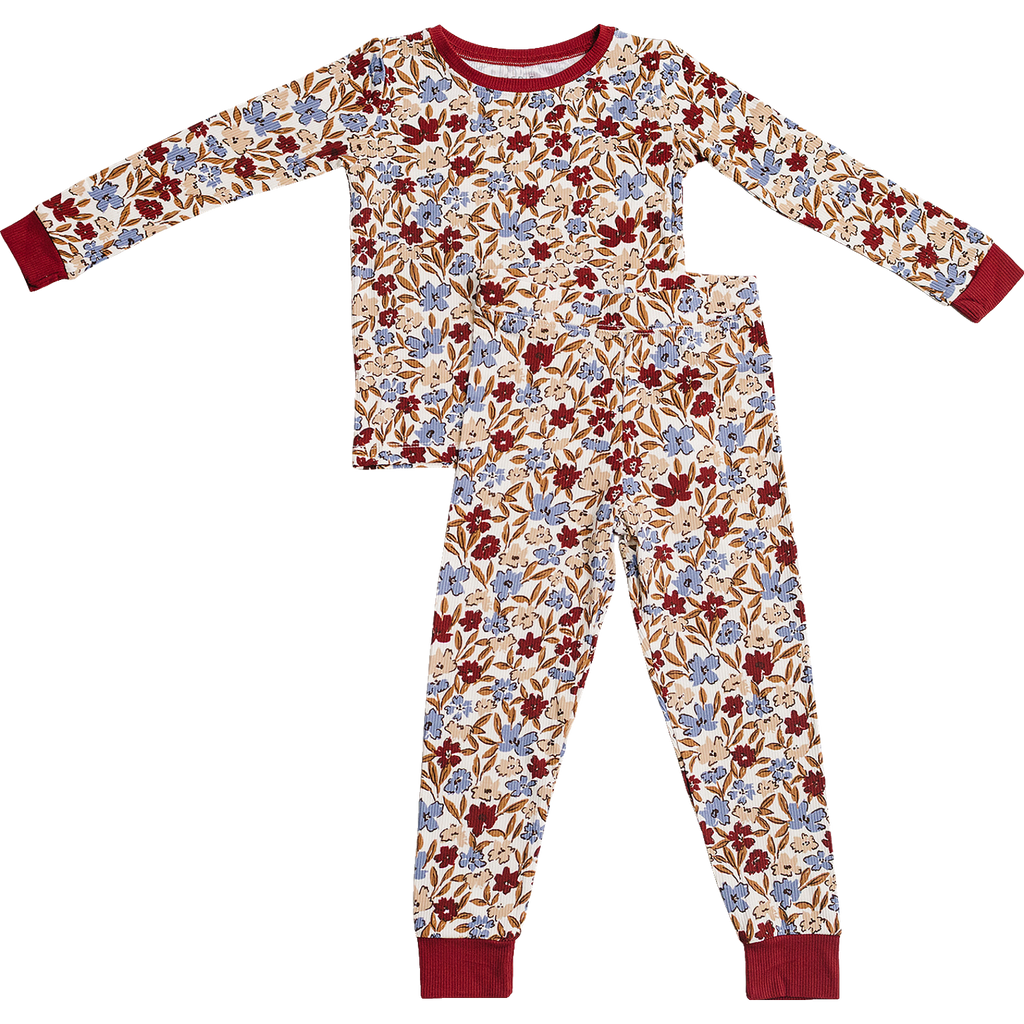 Desert Floral Ribbed Bamboo Cozy Set
