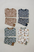 Southwest Aztec Ribbed Bamboo Cozy Set