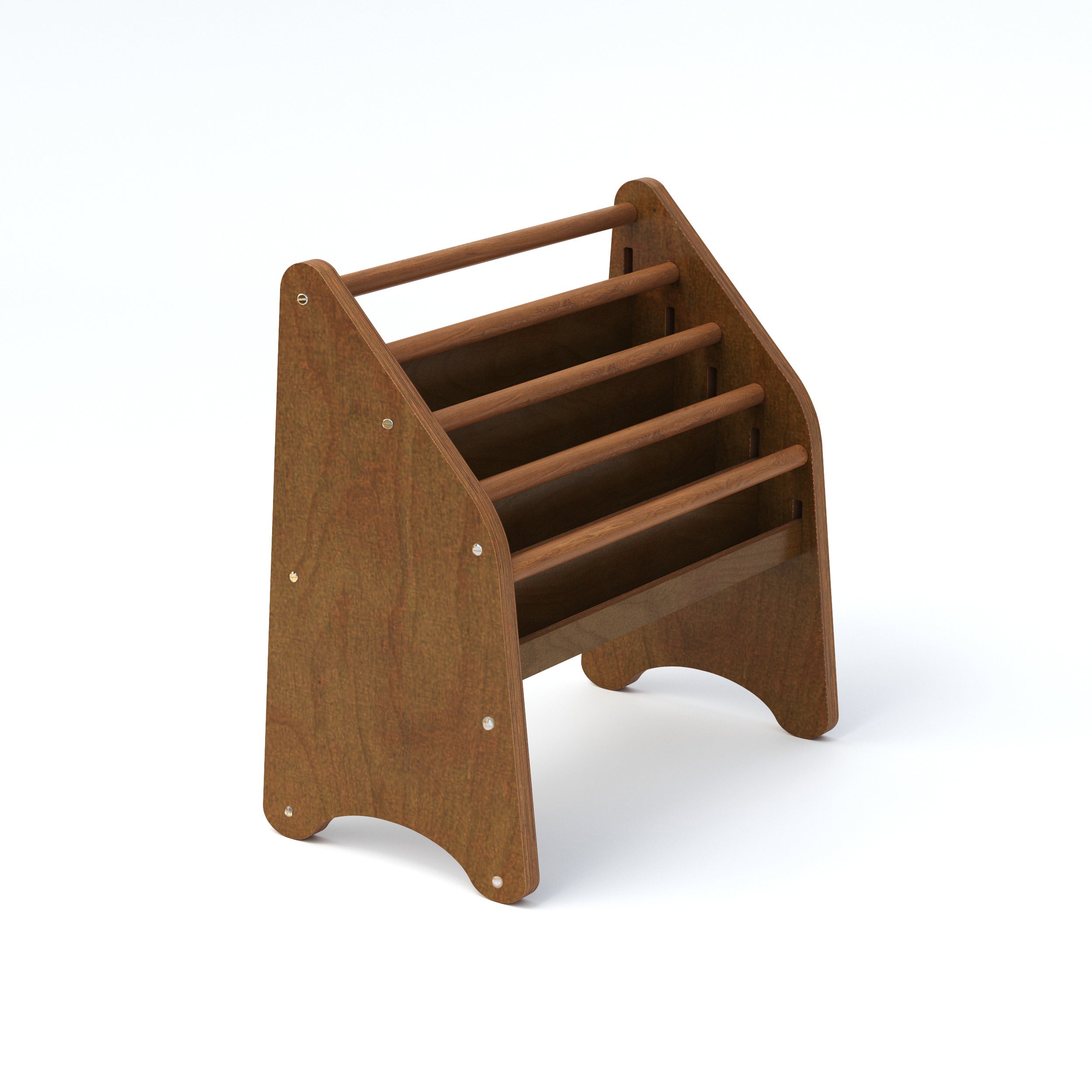 Wooden Montessori Bookshelf Natural - Riot Co.