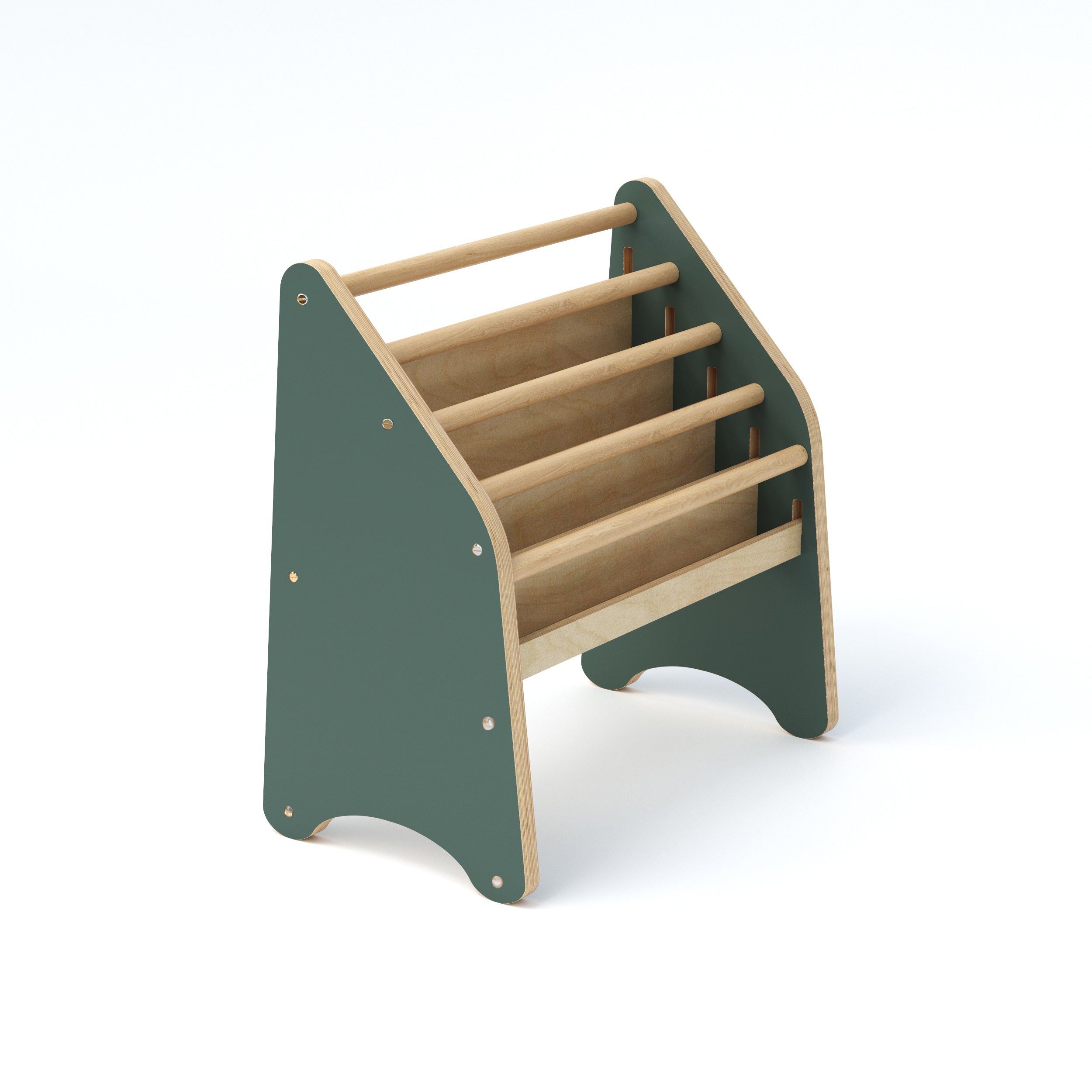 Wooden Montessori Bookshelf Natural - Riot Co.