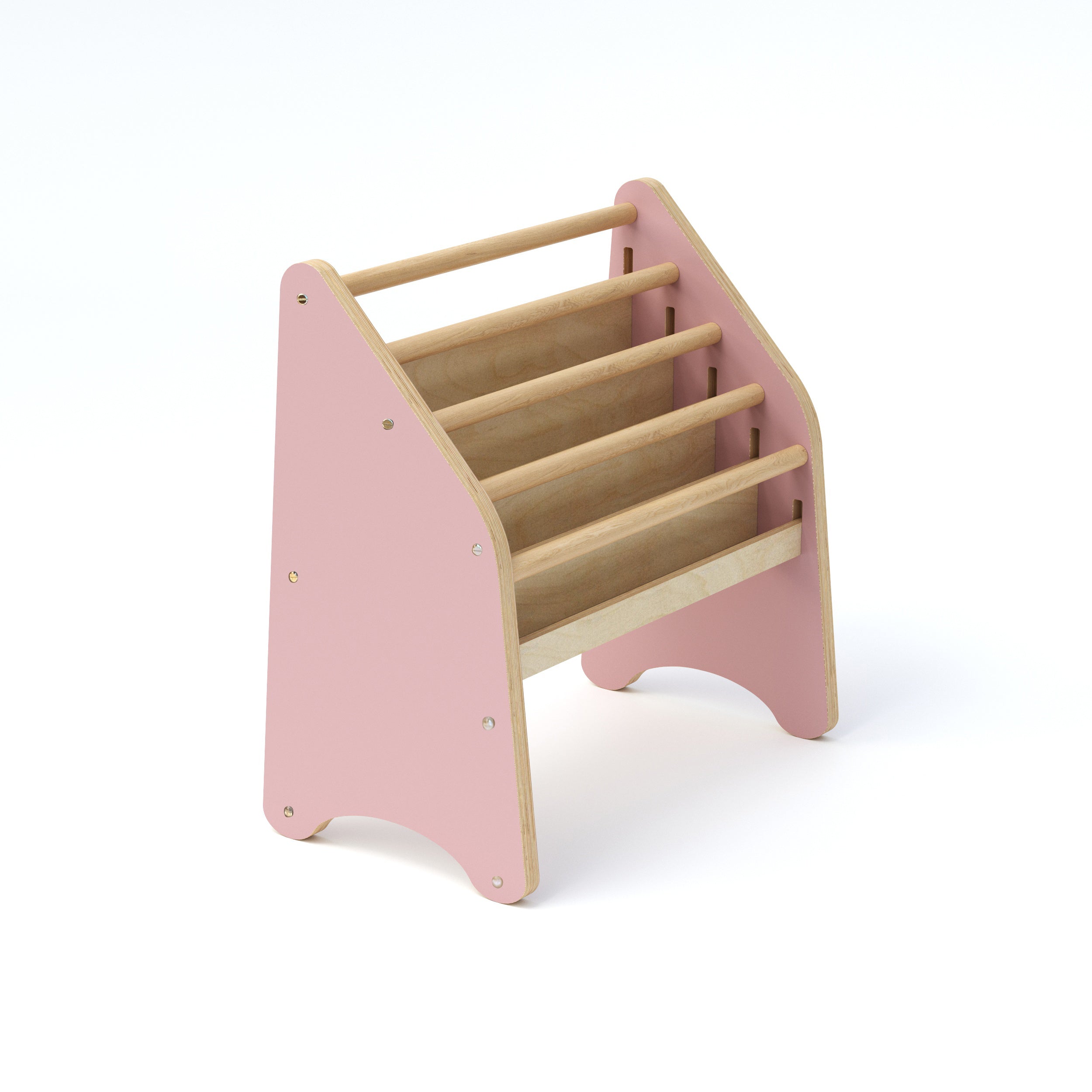 Wooden Montessori Bookshelf Natural - Riot Co.