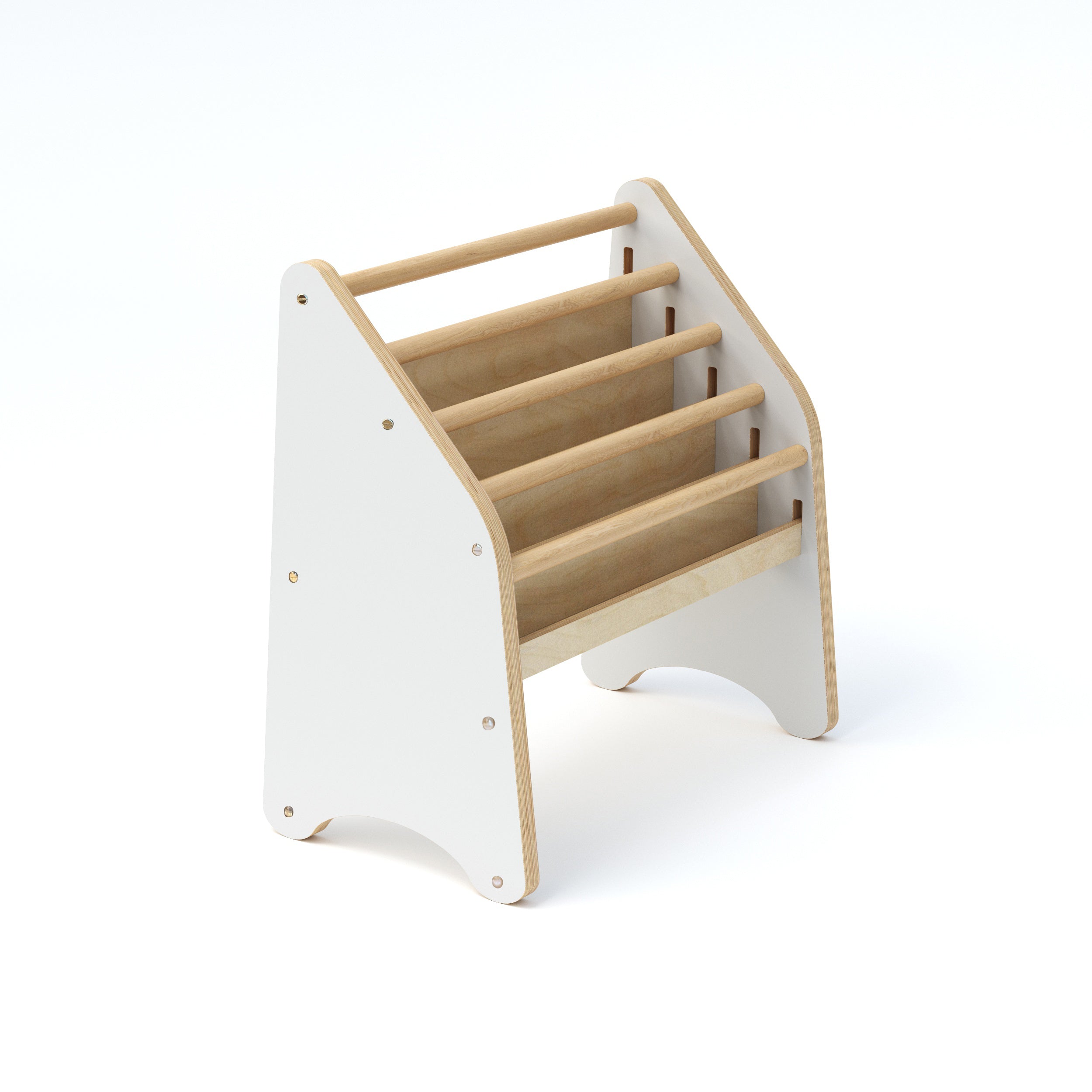 Wooden Montessori Bookshelf Natural - Riot Co.