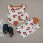 Football Print 2pc Bamboo Pajamas - Riot Co.