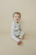 Pastel Petals Modal Zippy Romper - Riot Co.