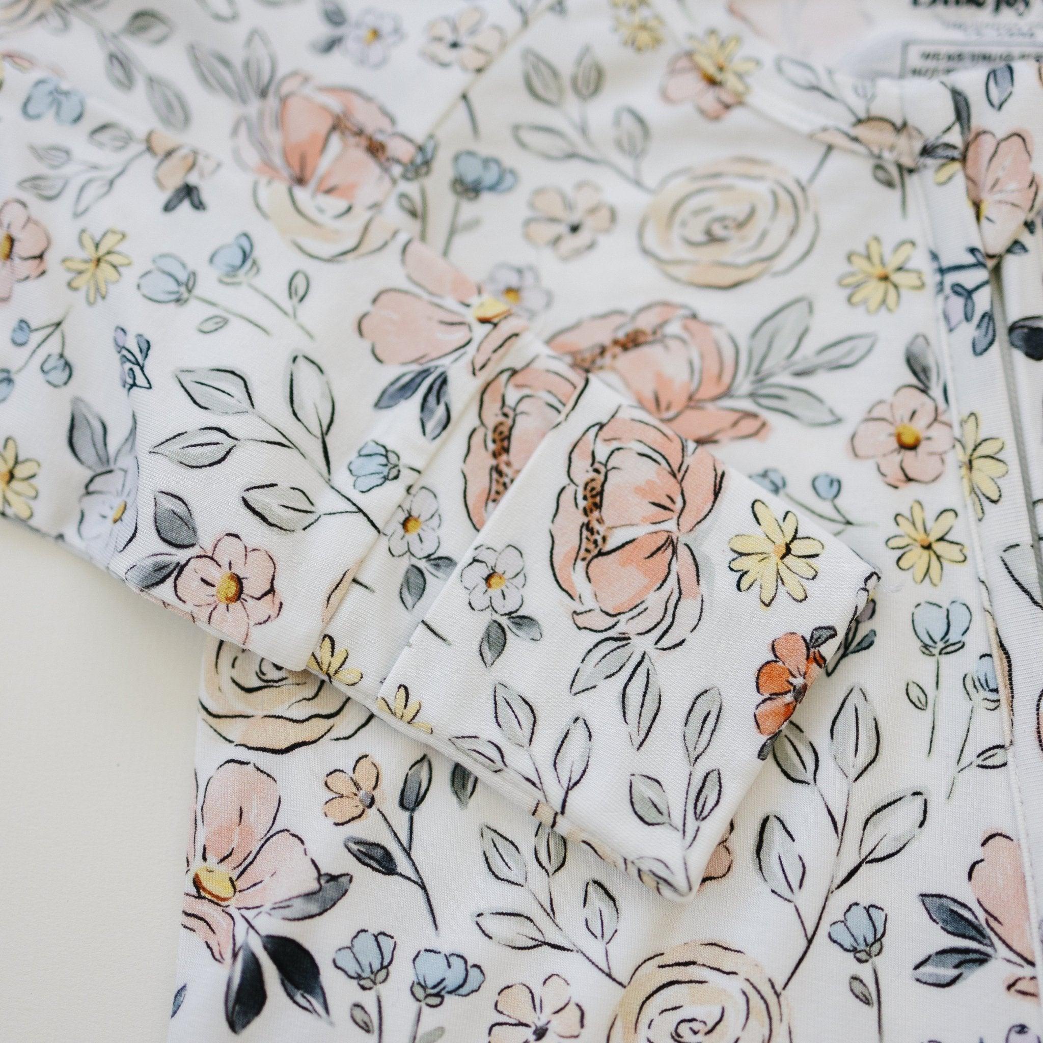 Pastel Petals Modal Zippy Romper - Riot Co.