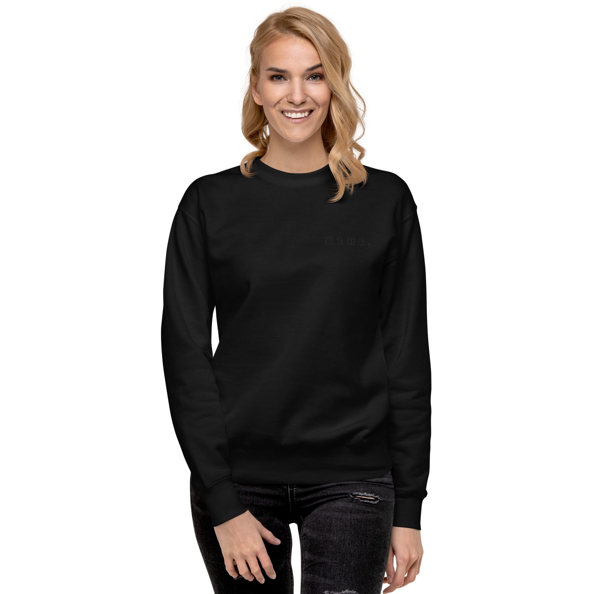 Mama. Embroidered |  Premium Adult Sweatshirt - Riot Co.