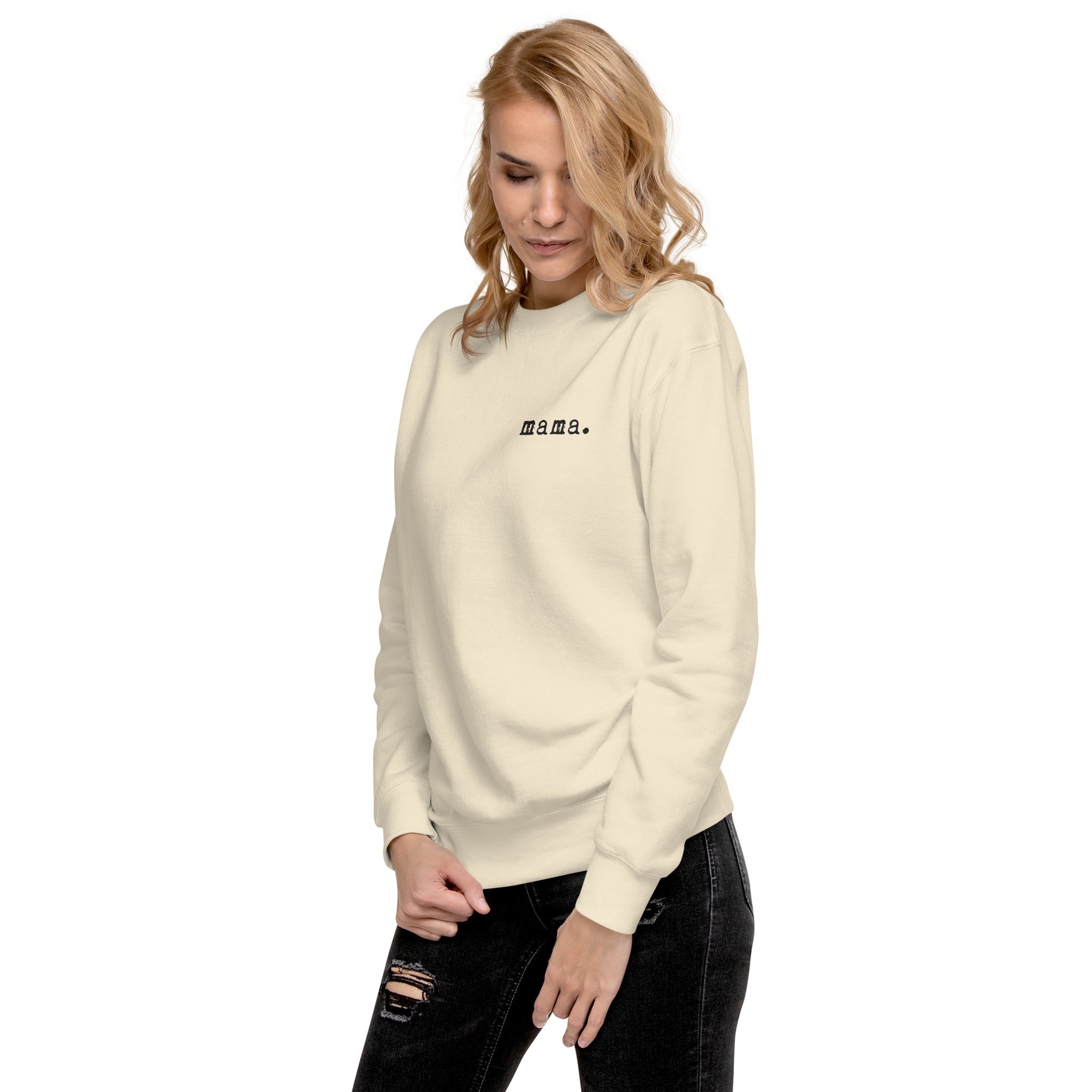 Mama. Embroidered |  Premium Adult Sweatshirt - Riot Co.