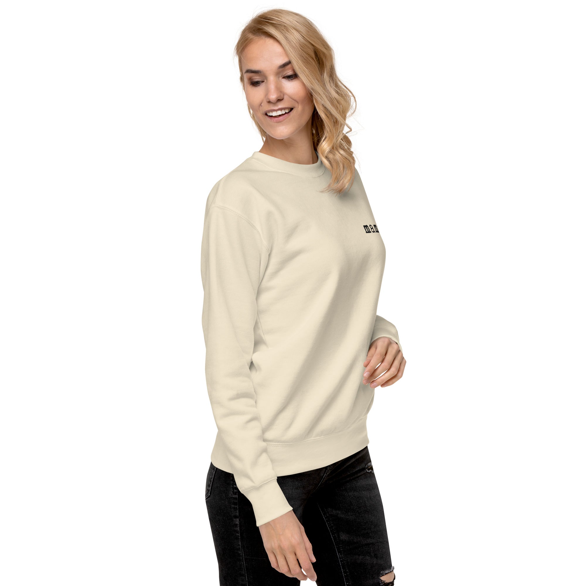 Mama. Embroidered |  Premium Adult Sweatshirt - Riot Co.