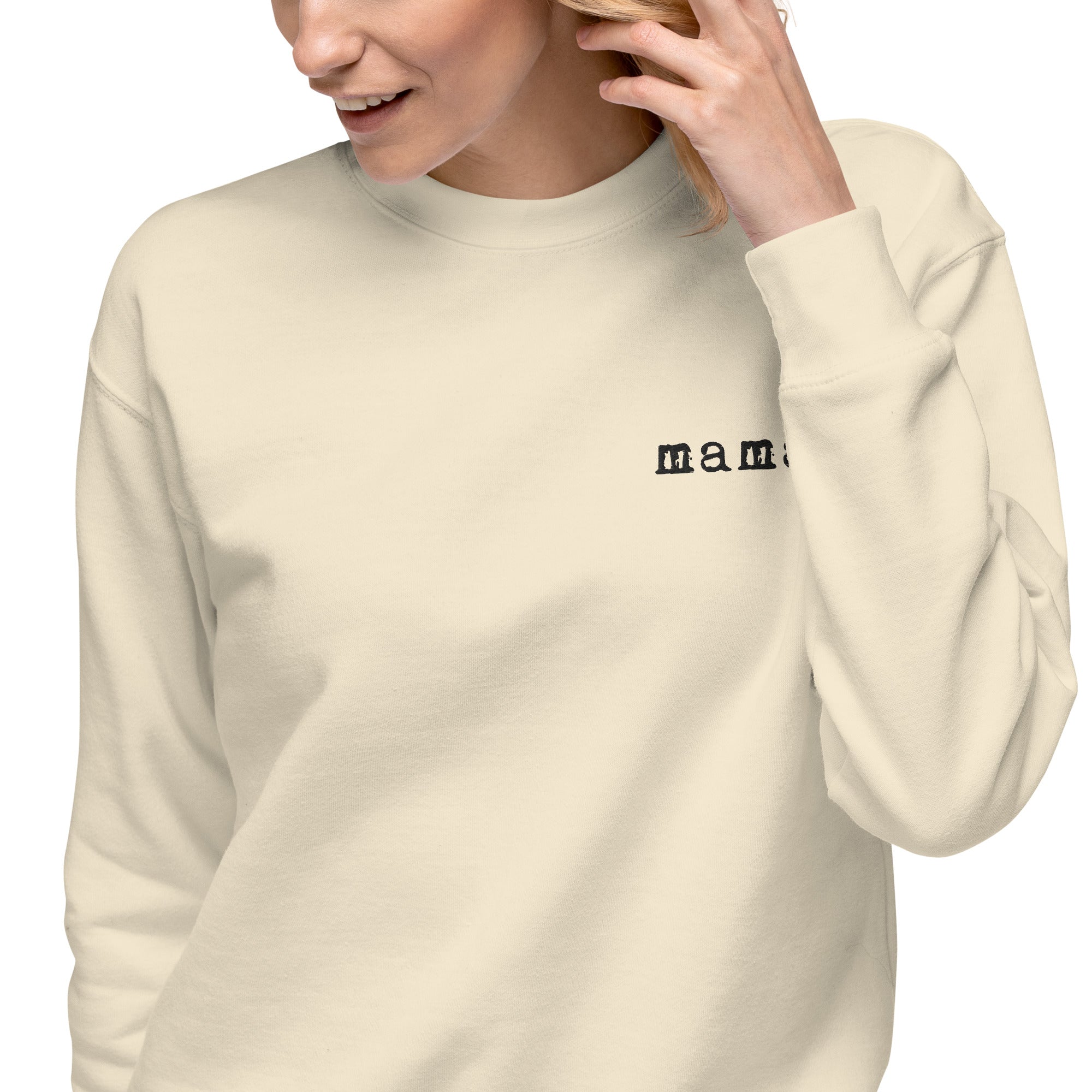 Mama. Embroidered |  Premium Adult Sweatshirt - Riot Co.