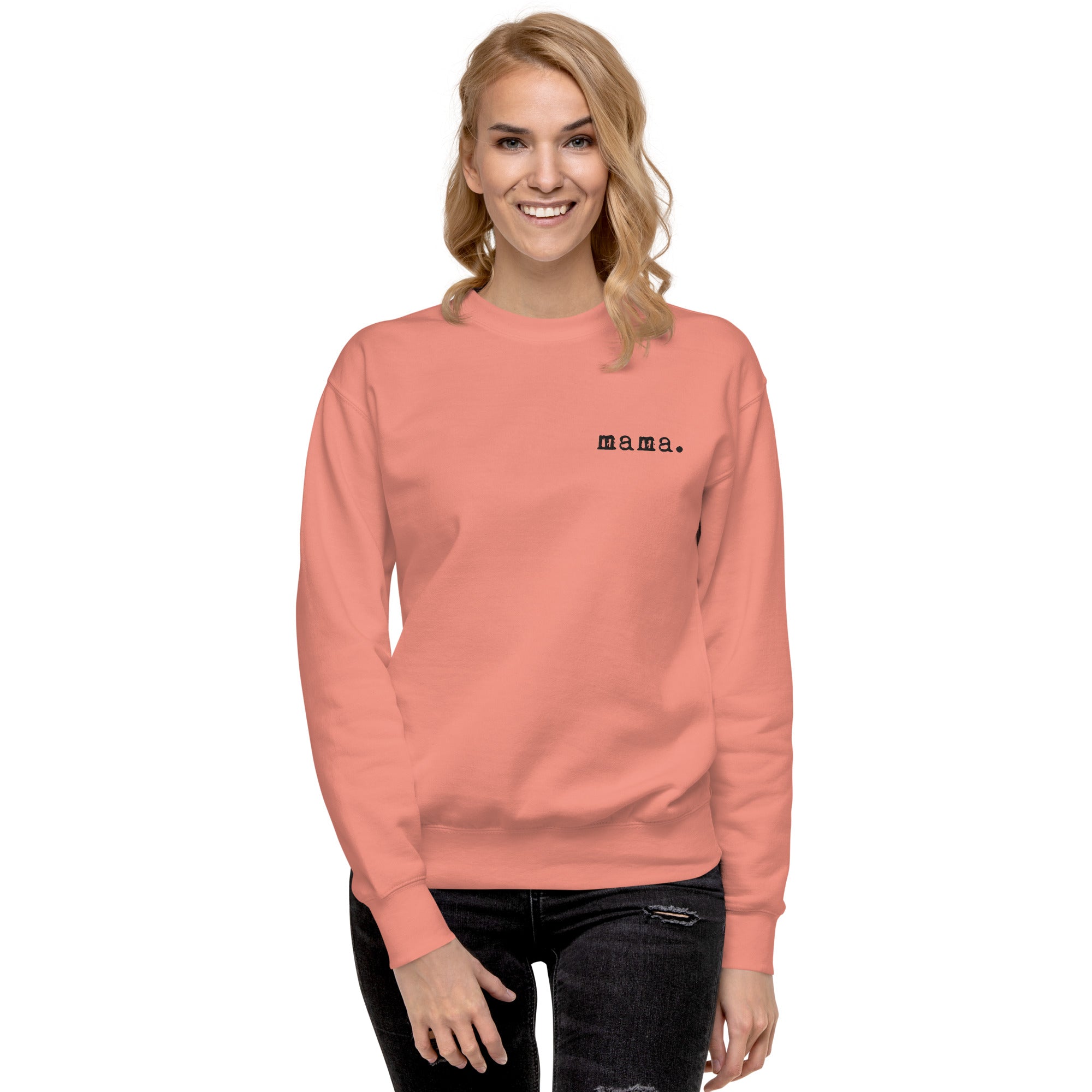 Mama. Embroidered |  Premium Adult Sweatshirt - Riot Co.