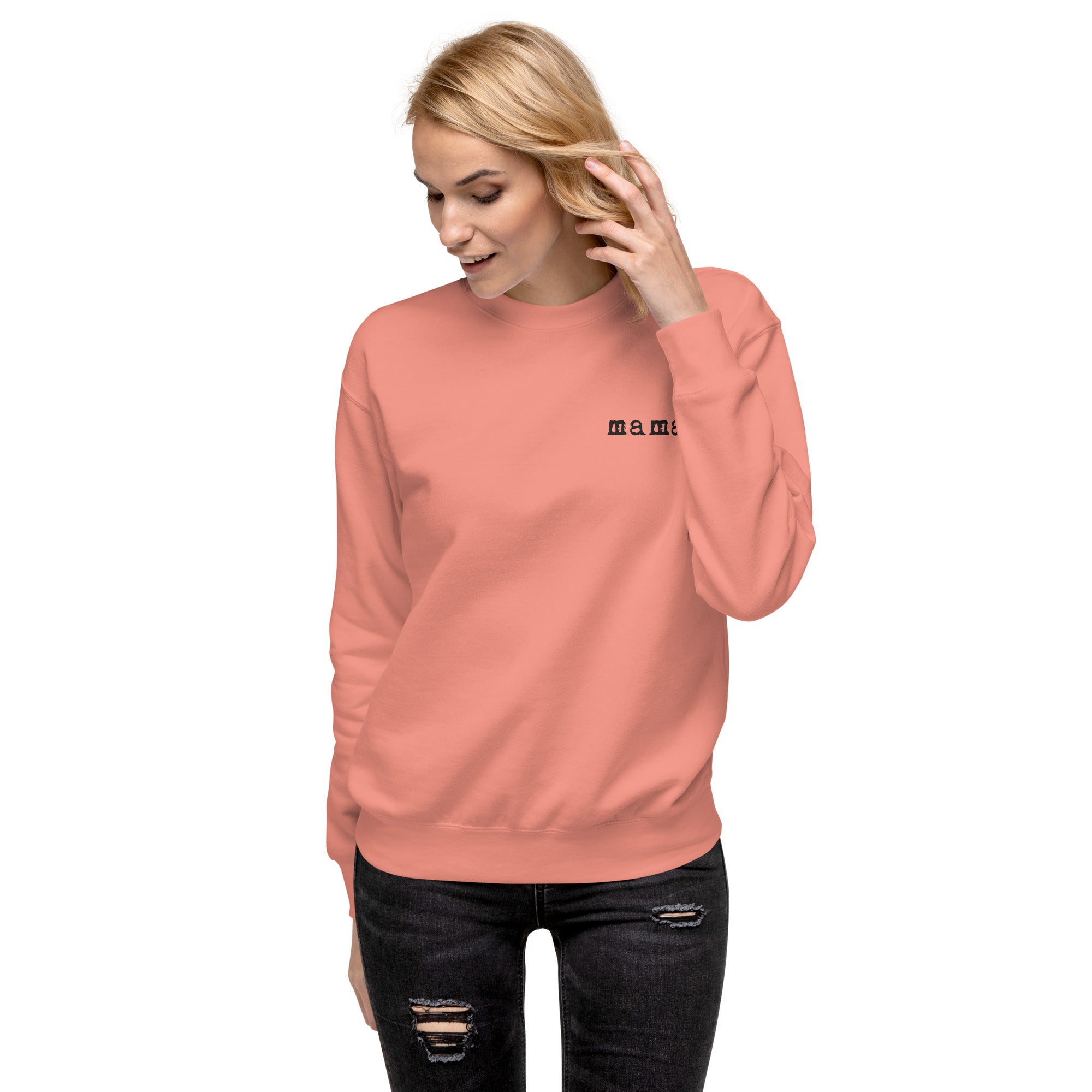 Mama. Embroidered |  Premium Adult Sweatshirt - Riot Co.