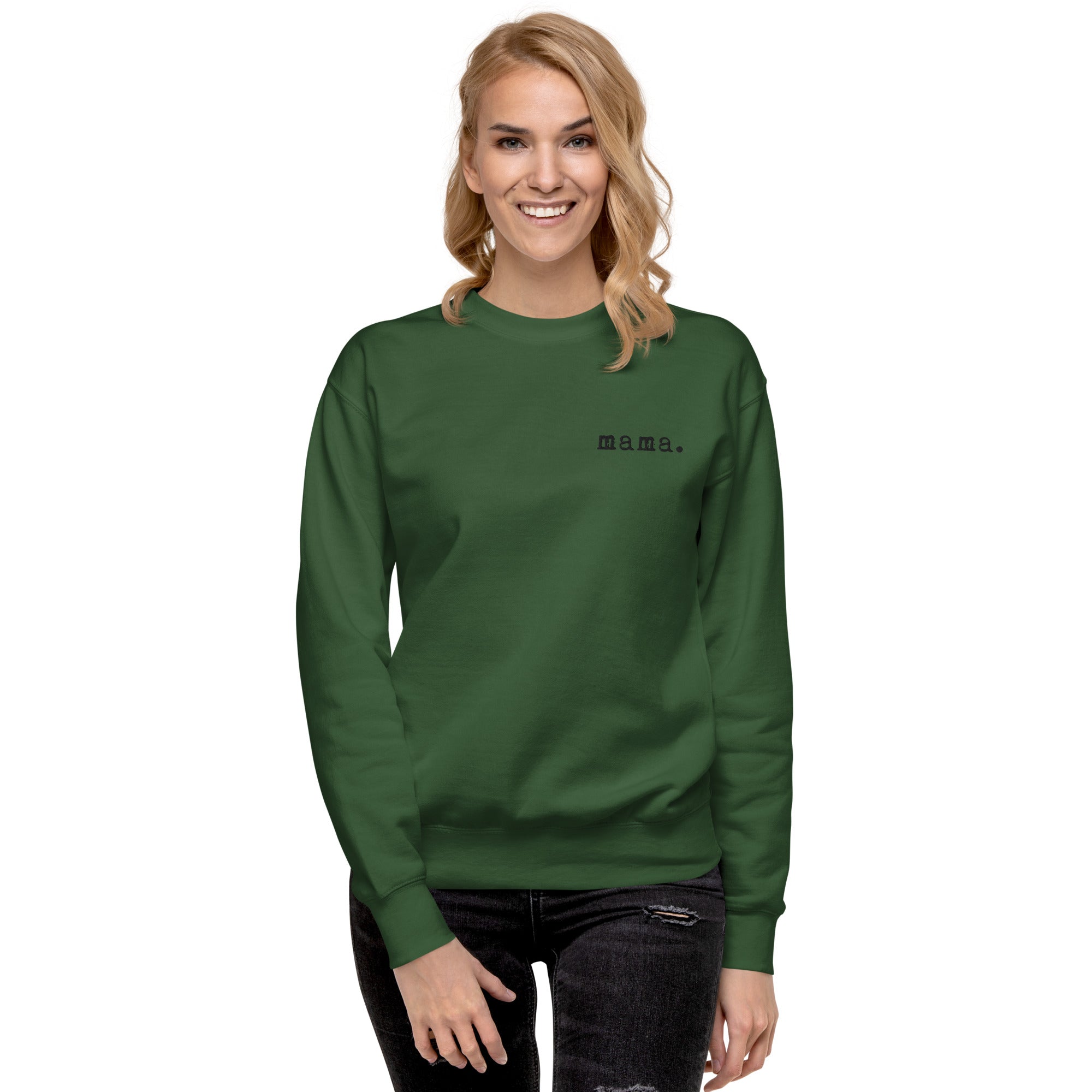 Mama. Embroidered |  Premium Adult Sweatshirt - Riot Co.