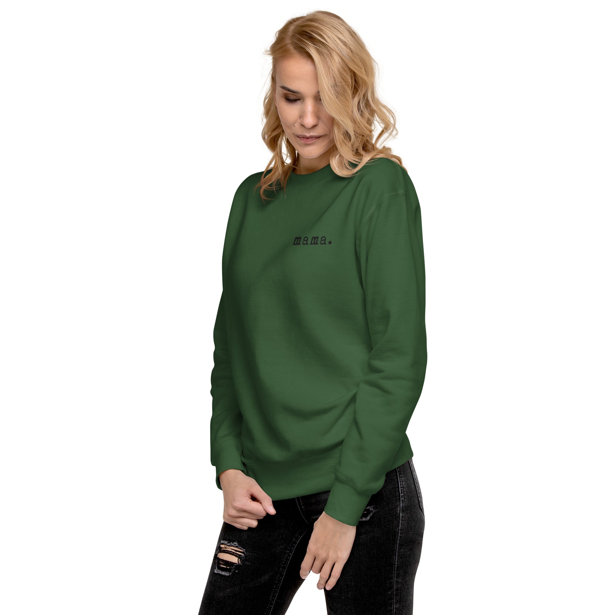 Mama. Embroidered |  Premium Adult Sweatshirt - Riot Co.