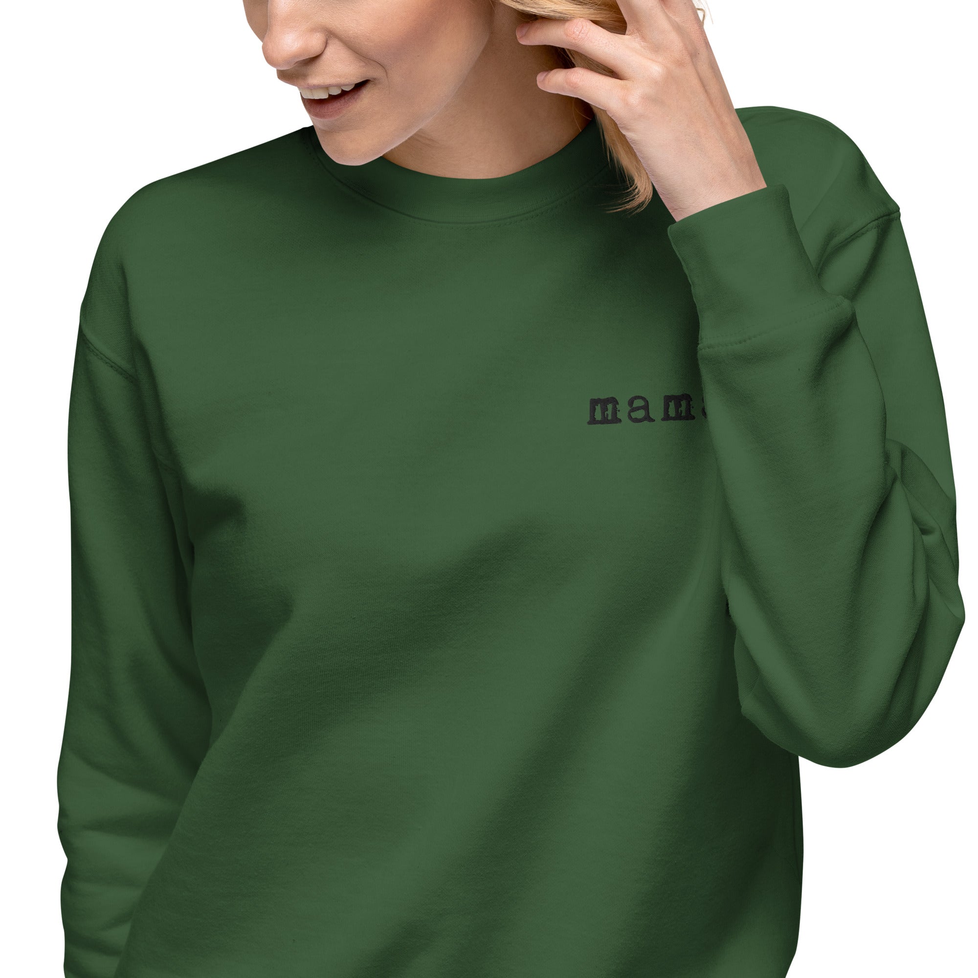 Mama. Embroidered |  Premium Adult Sweatshirt - Riot Co.