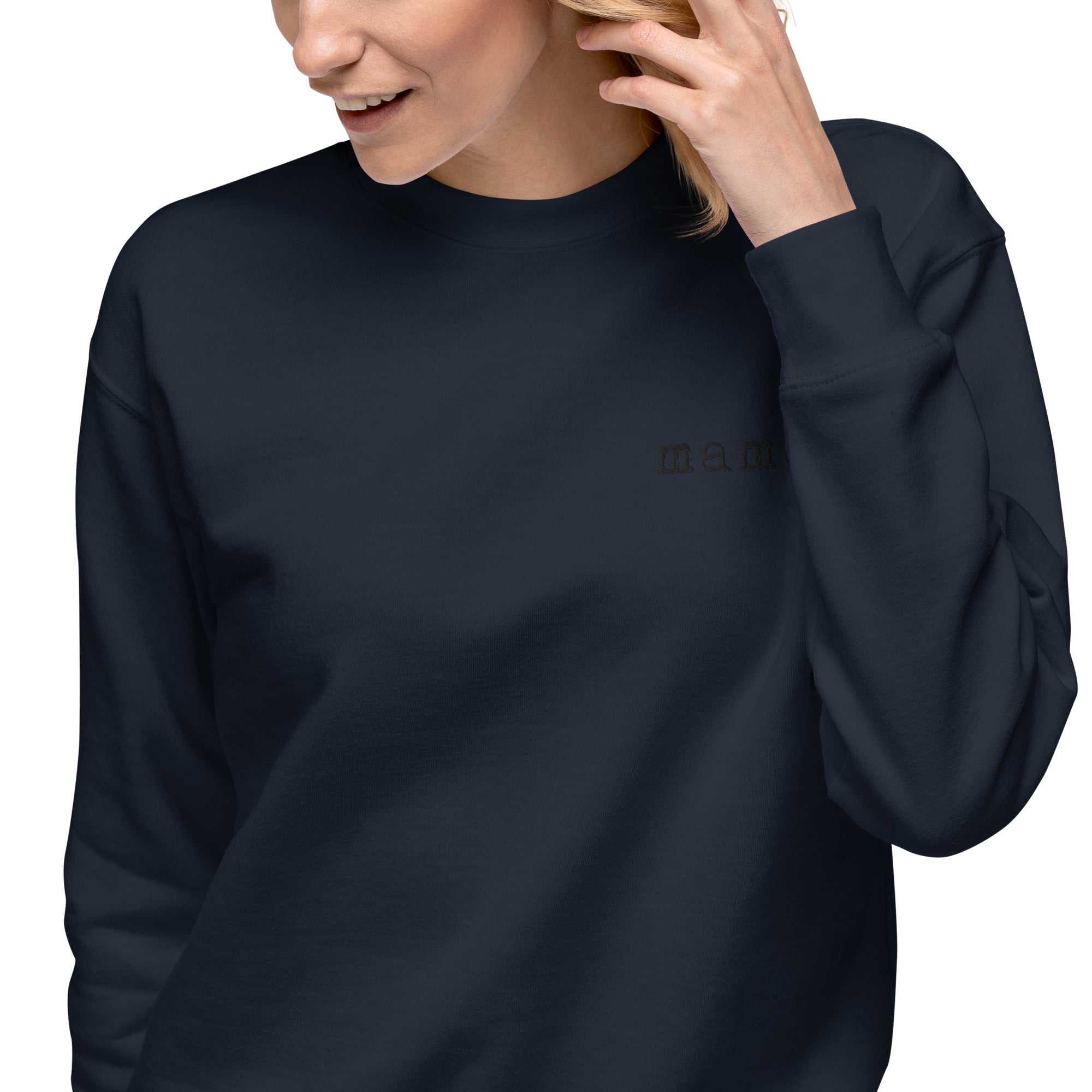 Mama. Embroidered |  Premium Adult Sweatshirt - Riot Co.
