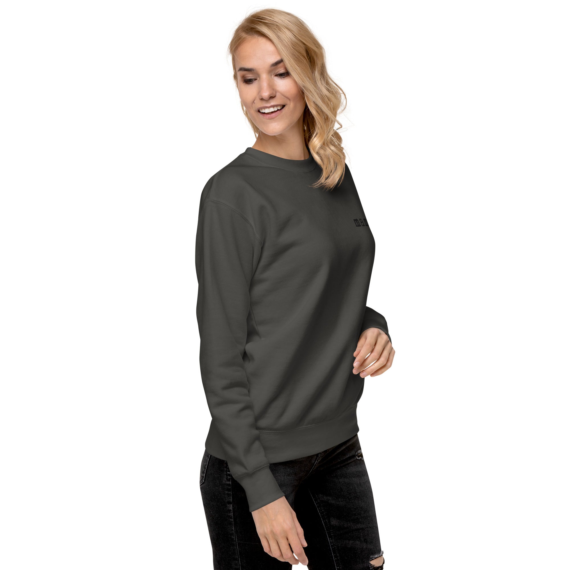 Mama. Embroidered |  Premium Adult Sweatshirt - Riot Co.